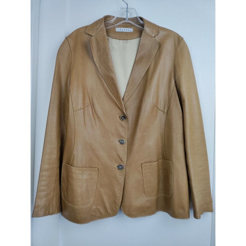 Nigel Preston LAMB Nappa Made in ITALY Soft Leather Jacket SIZE SMALL 38" Chest